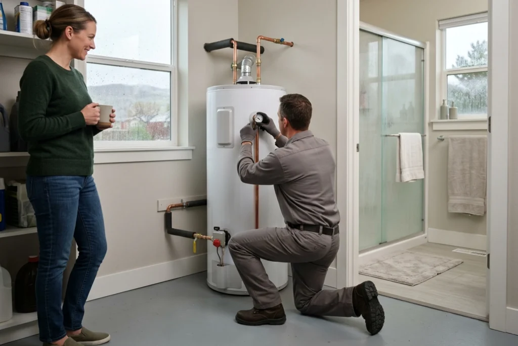 New water heater for reliable April showers